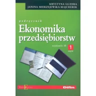 Podręczniki dla szkół zawodowych - Ekonomika przedsiębiorstw cz.1 wyd. II - miniaturka - grafika 1