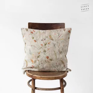 Lniana poszewka na poduszkę 50x50 cm – Linen Tales - Poszewki na poduszki - miniaturka - grafika 1
