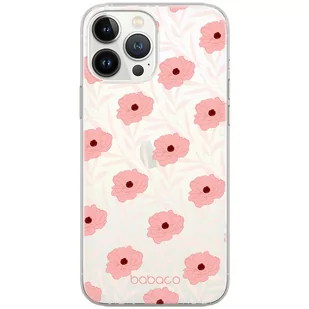 Etui Babaco dedykowane do Iphone 5/5S/SE, wzór: Kwiaty 017 Etui częściowo przeźroczyste, oryginalne i oficjalnie licencjonowane - Etui i futerały do telefonów - miniaturka - grafika 1