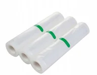 Folia, papier śniadaniowy, serwetki - Zestaw folii do zgrzewarki próżniowej Huslog AK-5334 3szt. 20x300 cm - miniaturka - grafika 1