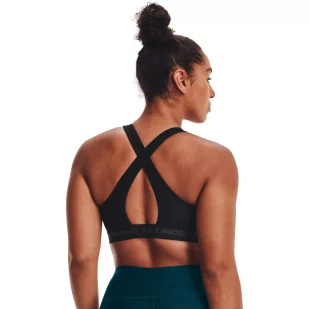 Biustonosz sportowy Under Armour Crossback Mid Bra - Bielizna sportowa damska - miniaturka - grafika 6