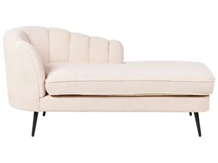 Szezlong boucle lewostronny jasnobeżowy ALLIER - Szezlongi - miniaturka - grafika 1