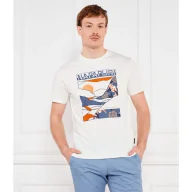 Koszulki męskie - Napapijri T-shirt S-VALDOR SS Relaxed fit - miniaturka - grafika 1