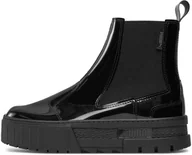 Botki damskie - Buty damskie Puma Mayze Chelsea Jelly r.37,5 Botki Czarne Wysokie Skórzane - miniaturka - grafika 1