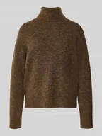 Swetry damskie - Golf o kroju relaxed fit z mieszanki wełny model ‘LULU’ - miniaturka - grafika 1