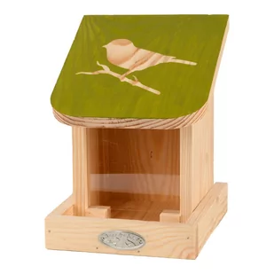 Karmnik dla ptaków z litej sosny Esschert Design Diapozitiv, dł. 17 cm - Pozostałe ozdoby ogrodowe - miniaturka - grafika 1