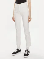 Spodnie damskie - Wrangler Jeansy 112351027 Biały Straight Fit - miniaturka - grafika 1