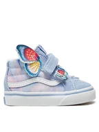 Buty dla dziewczynek - Vans Sneakersy Sk8-Mid Reissue V VN000D0QPRP1 Fioletowy - miniaturka - grafika 1