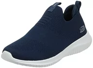 Sneakersy damskie - Skechers Damskie sneakersy Ultra Flex First Take, Navy Knit Mesh Off White Trim, 37 eu - miniaturka - grafika 1