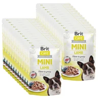 Mokra karma dla psów - Brit Care Mini Lamb fillets in gravy 24x85g - miniaturka - grafika 1