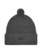 Czapki damskie - Calvin Klein Czapka Emblem Brushed LV04D8067G Szary - miniaturka - grafika 1