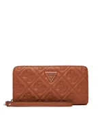 Portfele - Guess Duży Portfel Damski Adelasia Slg SWQL96 58146 Brązowy - miniaturka - grafika 1