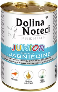 Dolina Noteci Premium Junior, 24 x 400 g - Jagnięcina Dostawa GRATIS! - Mokra karma dla psów - miniaturka - grafika 1