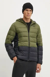 Under Armour kurtka puchowa LEGEND DOWN męska kolor zielony zimowa 1385837 - Kurtki męskie - miniaturka - grafika 1