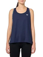 Kurtki damskie - Under Armour Tech Knockout Tank Kurtka damska, granatowy/bia?y, S - miniaturka - grafika 1