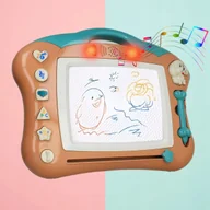 Zabawki kreatywne - 2 x ZNIKOPIS TABLICA MAGNETYCZNA DO PISANIA MALOWANIA INTERAKTYWNA ŚWIATŁA - miniaturka - grafika 1