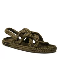 Sandały damskie - Sandały BOHONOMAD - BOD.0011.WRS Khaki - miniaturka - grafika 1