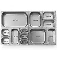 Pojemniki kuchenne - Pokrywka stalowa do pojemnika GN Kitchen Line GN 1/4 - Hendi 806852 - miniaturka - grafika 1