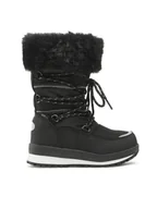 Buty dla dziewczynek - Leaf Śniegowce Ysby LYSBY201I Czarny - miniaturka - grafika 1