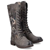 Kozaki damskie - Kozaki damskie wodoodporne Rieker 94731-90 MULTI R.38 - miniaturka - grafika 1