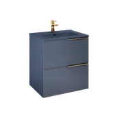 Szafki łazienkowe - ELITA SOHO 60 2S NAVY BLUE MATT PDW SZAFKA PODUMYWALKOWA PODWIESZANA 169082 - miniaturka - grafika 1