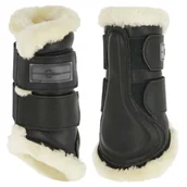 Akcesoria jeździeckie - Covalliero Miękkie ochraniacze dla konia Pelisa, rozmiar full, czarne - miniaturka - grafika 1