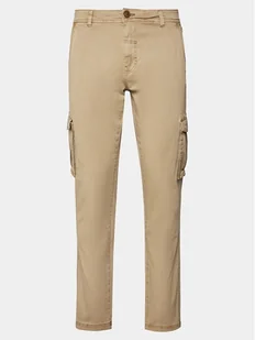 Blend Spodnie materiałowe 20716450 Beżowy Slim Fit - Spodnie męskie - miniaturka - grafika 1