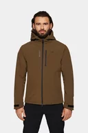 Kurtki i kamizelki sportowe męskie - Kurtka męska softshell Alpinus Aso khaki - miniaturka - grafika 1