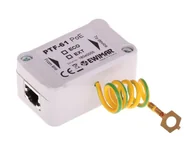 Akcesoria do monitoringu - Ogranicznik przepięć 1-kanałowy serii ECO z ochroną PoE Ewimar PTF-61-ECO/POE do sieci LAN / Gigabit Ethernet - miniaturka - grafika 1