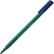 Długopisy - triplus 323 1 mm Staedtler kolorowy długopis z włóknem – zielony morski (opakowanie 10 szt.) - miniaturka - grafika 1