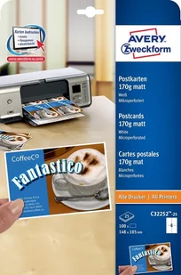Avery C32252-25 - Etykiety samoprzylepne i bloki etykiet - miniaturka - grafika 1