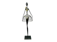 Figurki dekoracyjne - BALETNICA DEKORACJA Z METALU PREZENT 76,5 CM - miniaturka - grafika 1