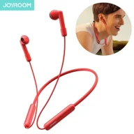 Słuchawki - Joyroom Neckband JR-DS1 czerwone - miniaturka - grafika 1