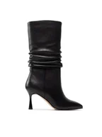 Botki damskie - Simple Botki SL-26-02-000037 Czarny - miniaturka - grafika 1