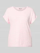 Koszulki i topy damskie - T-shirt o kroju regular fit z mieszanki wiskozy model „MOSTER” - miniaturka - grafika 1