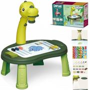 Zabawki kreatywne - WOOPIE Tablica do Rysowania Projektor Dinozaur 24 Wzory + 2 Gry - miniaturka - grafika 1