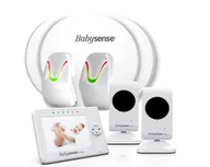 Elektroniczne nianie i monitory oddechu - Babysense V35 - 2 kamery + 2 monitory oddechu - miniaturka - grafika 1