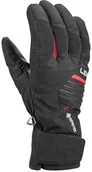 Rękawice narciarskie - LEKI RĘKAWICE Vision GTX black-red 10.0 - miniaturka - grafika 1