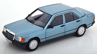 Samochody i pojazdy dla dzieci - Norev Mercedes Benz 190E W201 1984 Blue Met  1:18 183828 - miniaturka - grafika 1
