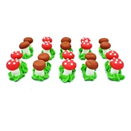 Dodatki do ciast w proszku - Grzybki Na Tort Figurki Cukrowe Do Dekoracji Słodkości - miniaturka - grafika 1