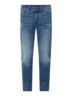 Spodnie męskie - Jeansy o kroju straight tapered fit z dodatkiem streczu model ‘3301’ - miniaturka - grafika 1