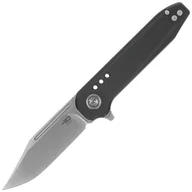 Noże - Nóż składany Bestech Syntax CP Black G10, Stonewashed/Satin CPM 154CM by Todd Knife and Tool (BG41A) - miniaturka - grafika 1