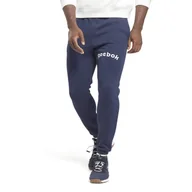 Spodnie męskie - Męskie Spodnie REEBOK RI ARCH LOGO JOGGER HS9436 – Granatowy - miniaturka - grafika 1