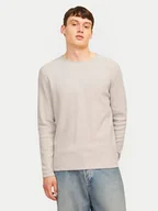Swetry męskie - Jack&Jones Sweter Cooper 12258407 Beżowy Regular Fit - miniaturka - grafika 1