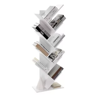 Regał stojący na książki biała LOFT - Meblościanki - miniaturka - grafika 1