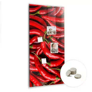 Magnetyczny Organizer na Ścianę 120x60 cm - Papryczki chilli - Tablice i flipcharty - miniaturka - grafika 1