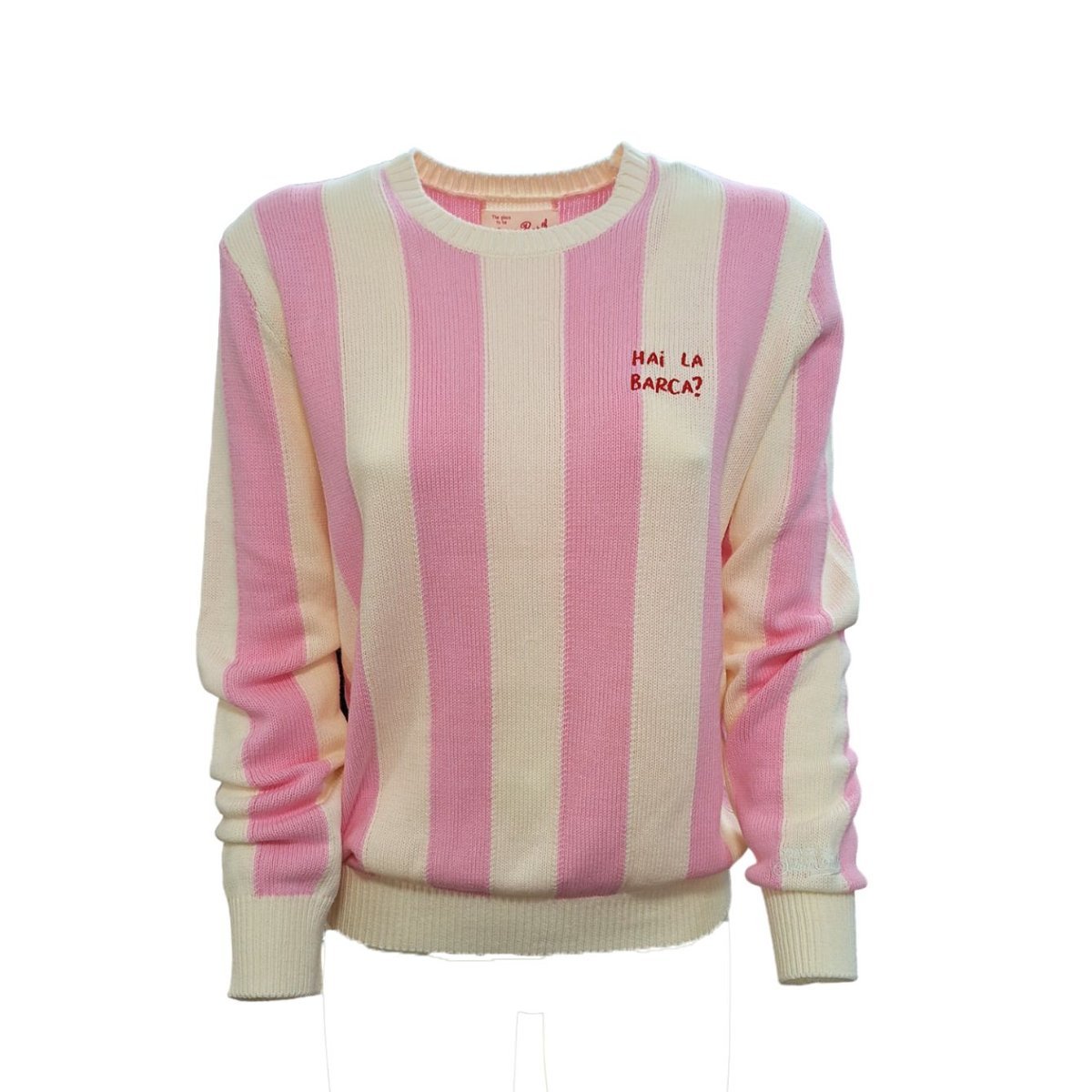 Saint Barth - Maglione Rosa Barca NEW QUEEN S 00736F