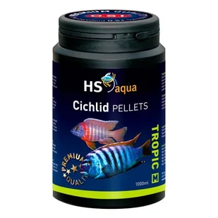 HS AQUA CICHLID PELLETS M 1000 ML pokarm dla ryb (0030246) - Pokarm dla ryb - miniaturka - grafika 1