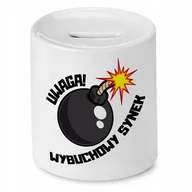 Skarbonki - SKARBONKA DLA SYNA UWAGA! WYBUCHOWY SYNEK PREZENT z Nadrukiem ze Zdjęciem - miniaturka - grafika 1