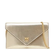 Torebki damskie - Torebka PINKO Flat Purse Mini AI 25-26 PCPL 105347 A2O9 Złoty - miniaturka - grafika 1